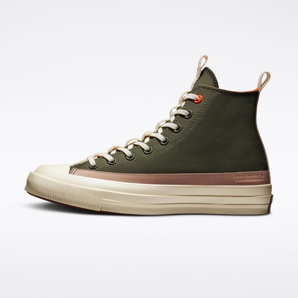 Todd Snyder x Converse Chuck 70 British Millerain waxed canvas Green 10 NWOB! - Picture 3 of 13